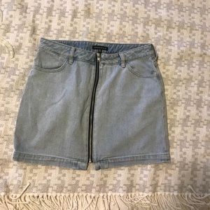 Kendall & Kylie jean skirt